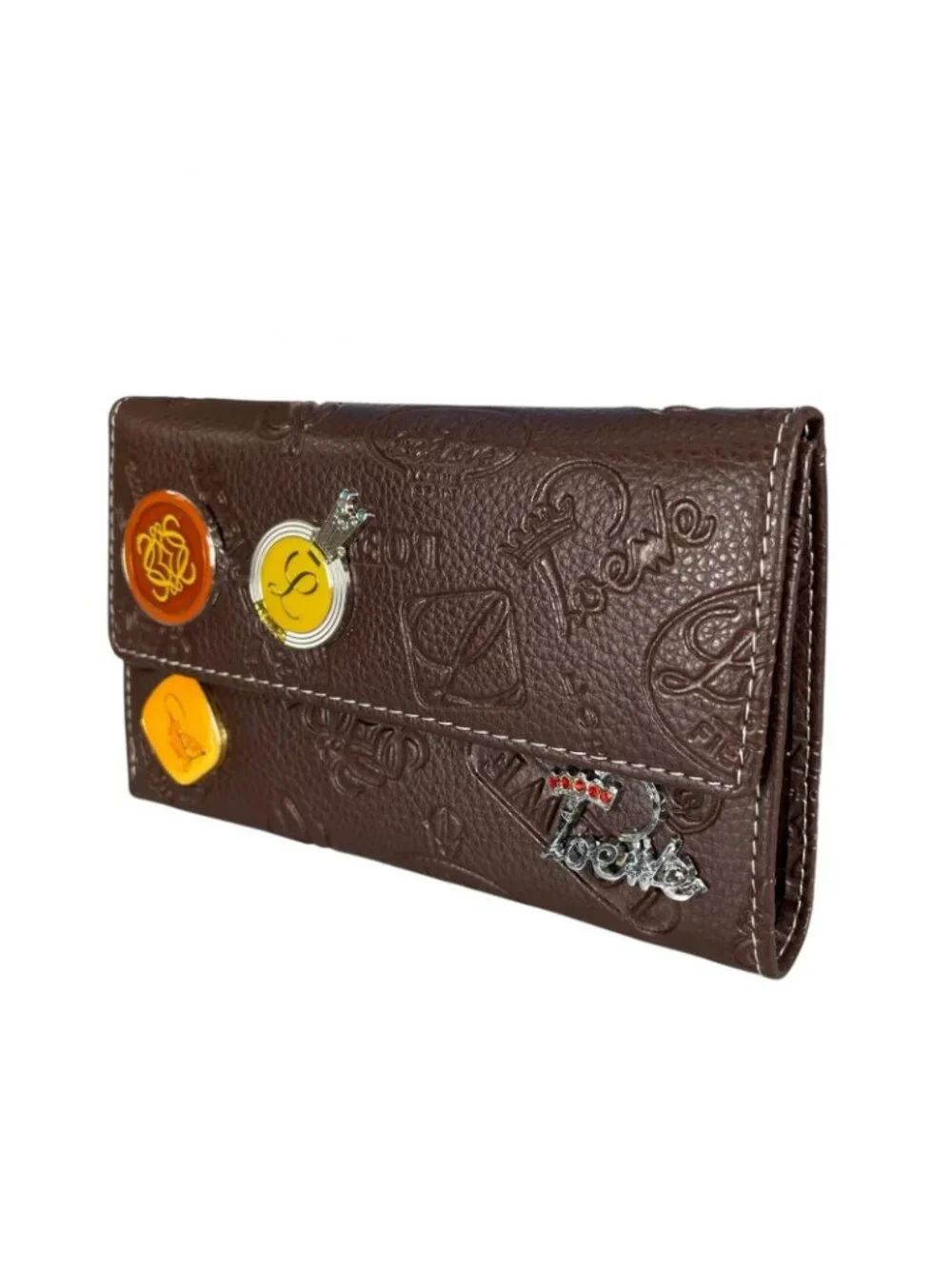 Loewe Wallet Leather Brown